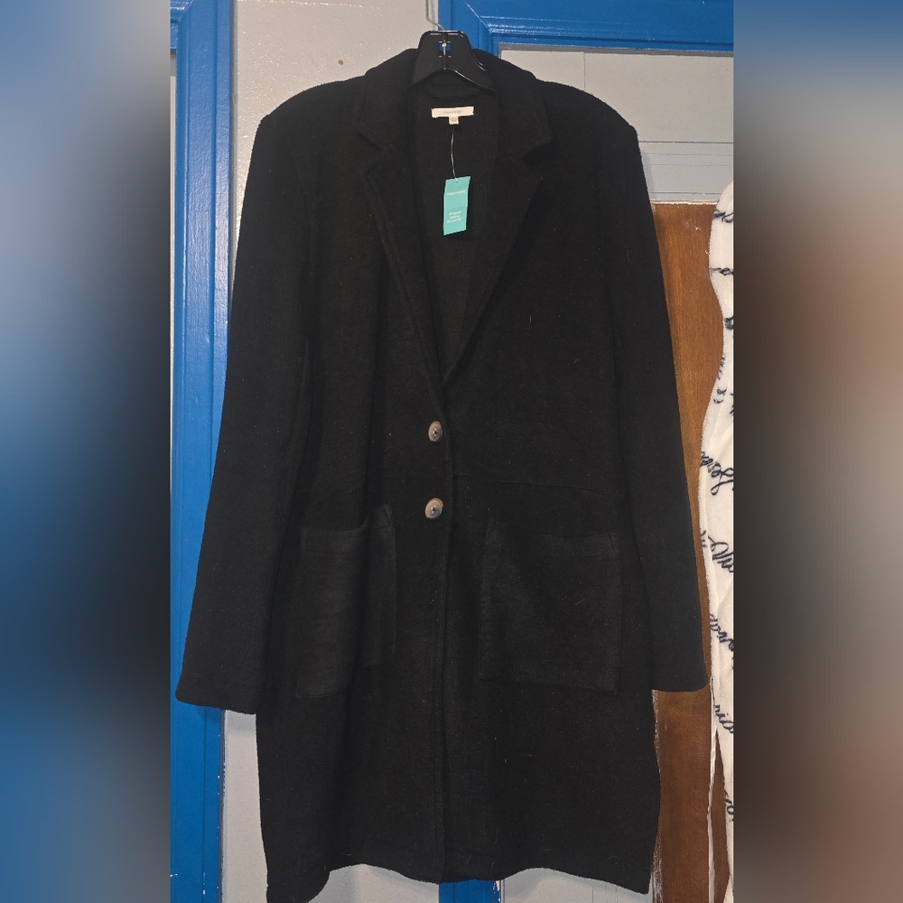 Maurices Elegant Black Women's Sweater Coat